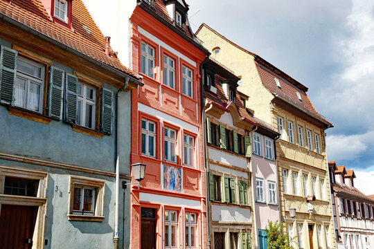 Bamberg Bunte H&auml;user an der Kasernstra&szlig;e