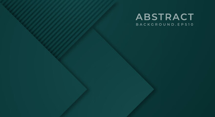 Abstract Background Textured with Dark Green Paper Layers. Usable for Decorative web layout, Poster, Banner, Corporate Brochure and Seminar Template Design