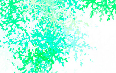 Light Green vector texture with abstract forms.