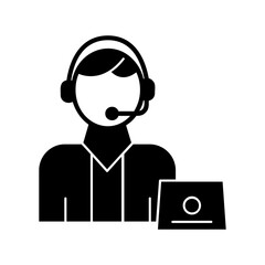 Customer Service Agent Icon