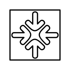 Decrease Size Icon