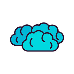 Fluffy Cloud Icon