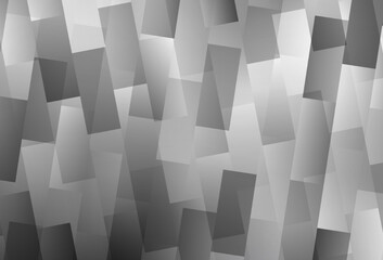 Fototapeta premium Light Gray vector texture in rectangular style.