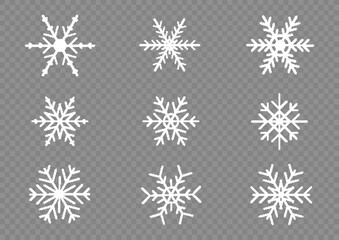 Fototapeta na wymiar Christmas snowflake seamless pattern. Winter christmas snow flake ice crystal element for design. Christmas logo icon. Xmas frost flat silhouette symbol isolated on background. Vector illustration.