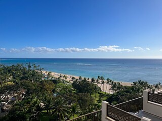 Naklejka premium View from a Hawaiian hotel