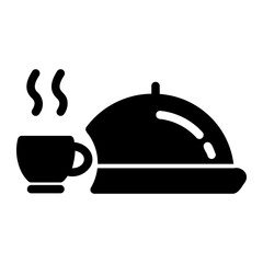 dinner and coffe icon