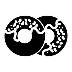 Obraz premium donut icon