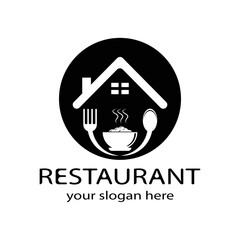 simple restaurant logo design template