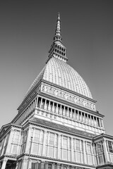 Turin, Piedmont, Italy: Mole Antonelliana, previous synagogue, now the National Museum of Cinema,...