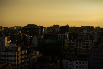 Sunset in Dhaka, Bangladesh