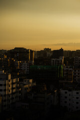 Sunset in Dhaka, Bangladesh