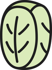 ミニカラー単品アイコン 白菜