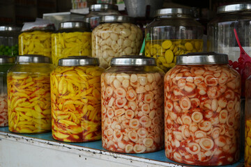 Asinan is a pickled vegetable or fruit dish, from Indonesia. . Asinan served fresh, while asinan is...