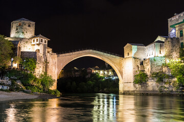 The Old bridge in Mostar