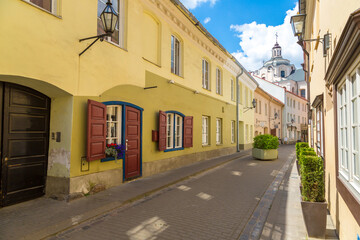 Vilnius old town - obrazy, fototapety, plakaty