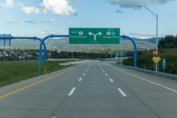 sign on the highway