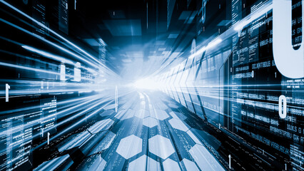 Software development, application programming code and tacit computer coding . Concept of smart...