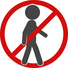 Transparent Red White Restricted Area Authorized Personnel Only Symbol Warning Precaution Sign, Do Not Entry Isolated White Label, No Trespassing illustration