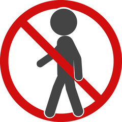 Transparent Red White Restricted Area Authorized Personnel Only Symbol Warning Precaution Sign, Do Not Entry Isolated White Label, No Trespassing illustration