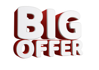 Winter Sale 3D Rendering Discount Sign 