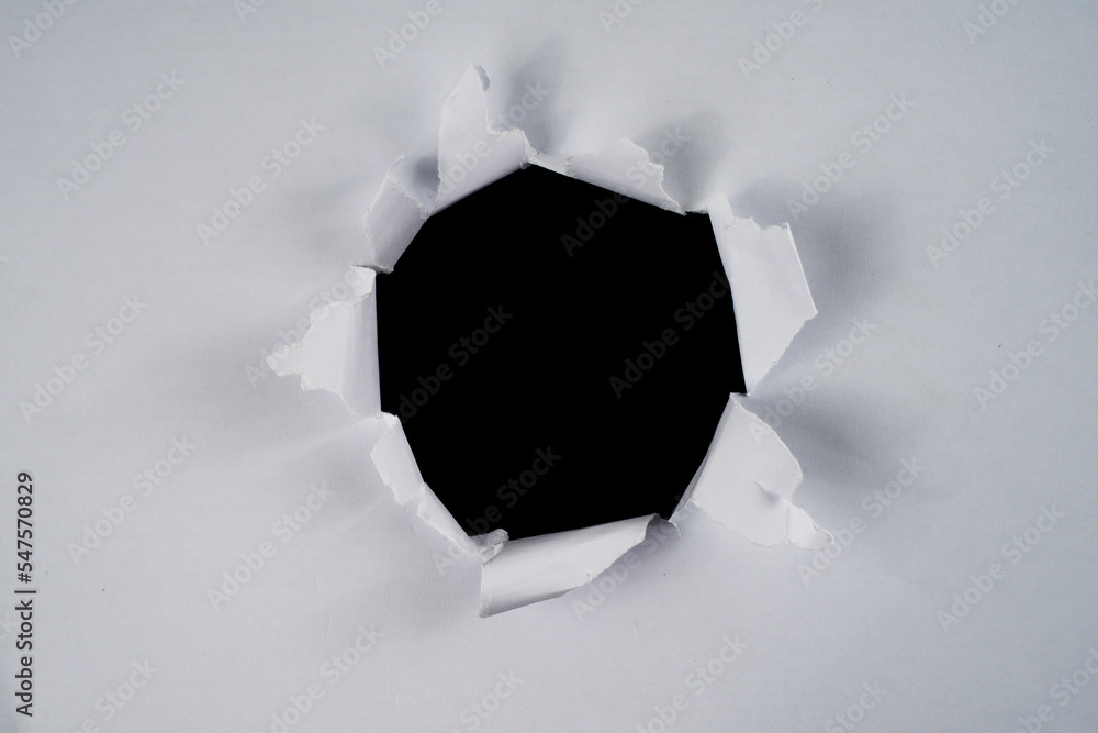 Poster round torn paper for overlay background. abstract ripped paper for copy space