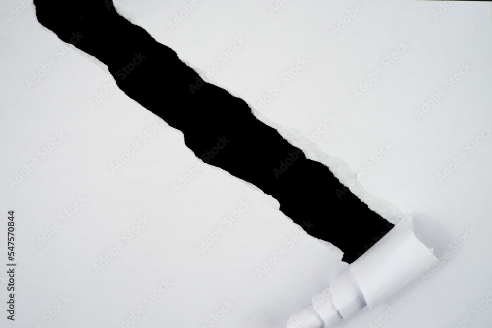 Poster skewed torn paper for overlay background. abstract ripped paper for copy space