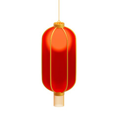 Isometric Chinatown Lantern 03