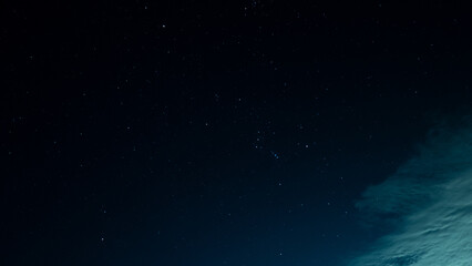 秋雲とオリオン座