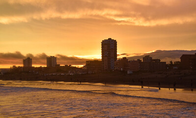 atardecer con sol amanecer cielo