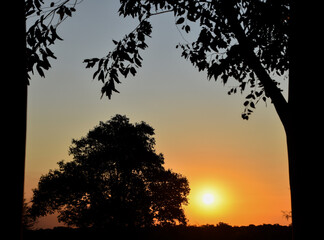 atardecer con sol amanecer cielo