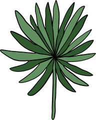 simplicity floral freehand drawing flat design.