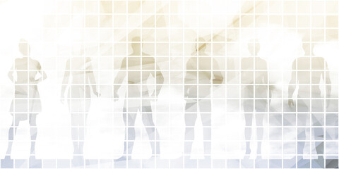 Silhouette Business People Group