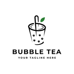 Bubble Tea Logo Design for you
