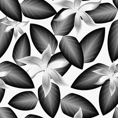 nature foliage seamless pattern on light background. tropical leaves seamless background. abstract floral wallpaper. vintage tropical illustration. fashionable prints texture. flower background.