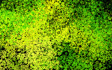Dark Green, Yellow vector backdrop with small and big stars.