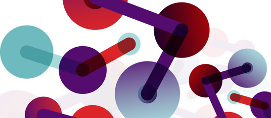 Network concept abstract background. Dots connection. Big data idea. Business template for wallpaper, banner, background or landing