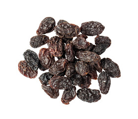 Raisins isolated on transparent png