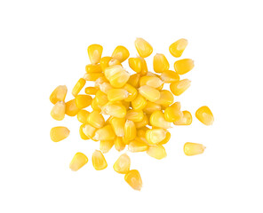 Cornseeds isolated on transparent png