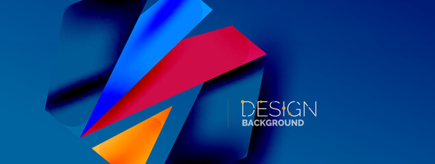 Background abstract overlapping shapes. Minimal composition vector illustration for wallpaper banner background or landing page