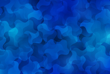 Light BLUE vector low poly layout.