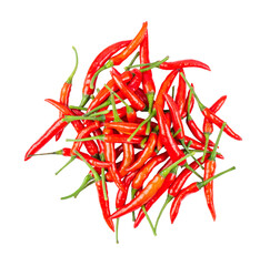 Red chili pepper isolated on transparent png