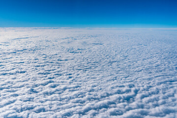 Fototapeta na wymiar 雲の上 