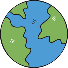 Hand Drawn earth illustration