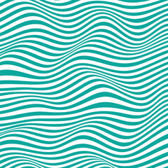 Green Wavy Wave Strip Lines Background Template Design
