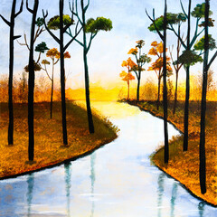 Beautiful nature artwork