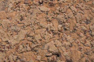 texture of an old cement block wall