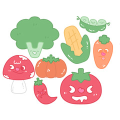 vegetables and fruits