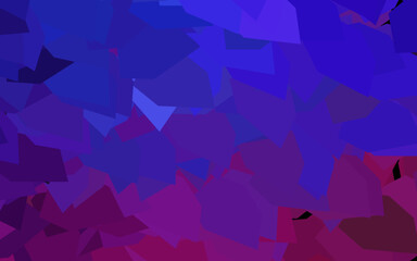 Dark Purple, Pink vector pattern with polygonal style.