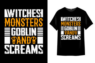 Creative halloween t shirt Design. Pumpkin shirt Vector Graphics Professional halloween T-shirt template