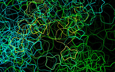 Dark Blue, Green vector texture with abstract forms.